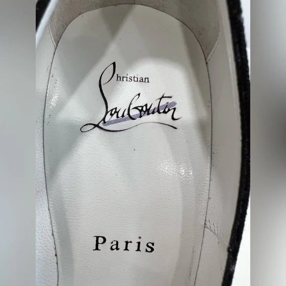 Christian Louboutin Black and Red Heels - Picture 7 of 8